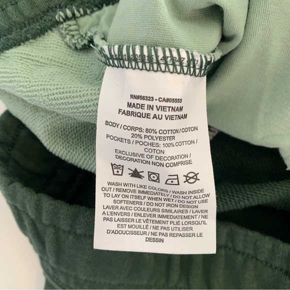 Nike Green Color Block Cotton Shorts Size Large - Picture 11 of 12